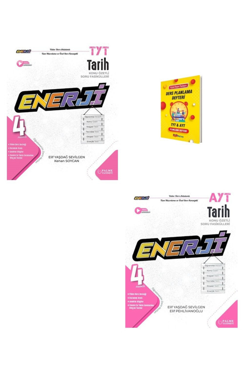 TYT ve AYT Enerji Tarih Konu Özetli Soru Fasikülleri Seti