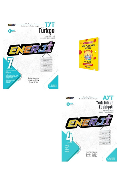TYT ve AYT Enerji Türkçe - Edebiyat Konu Özetli Soru Fasikülleri Seti