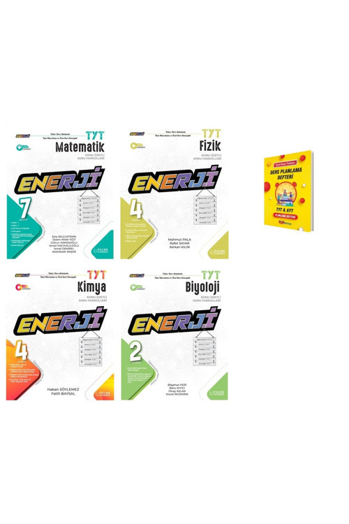 TYT Enerji Matematik Fizik Kimya Biyoloji 4lü Konu Özetli Soru Fasikülleri