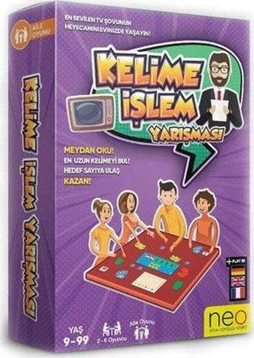 Kelime İşlem Yarışması Kutu Oyunu