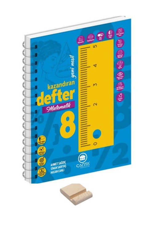 LGS 8. Sınıf Matematik Hazırlayan Defter ve Telefon Tutucu