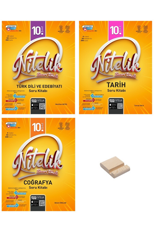 10. Sınıf Beceri Temelli Edebiyat Tarih ve Coğrafya Soru Bankası 3lü Set