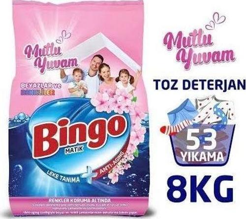 Matik 8 kg Mutlu Yuvam Renkliler ve Beyazlar Toz Çamaşır Deterjanı