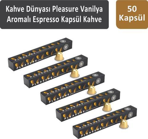 Pleasure Vanilya Aromalı Espresso Kapsül Kahve 50 Kapsül
