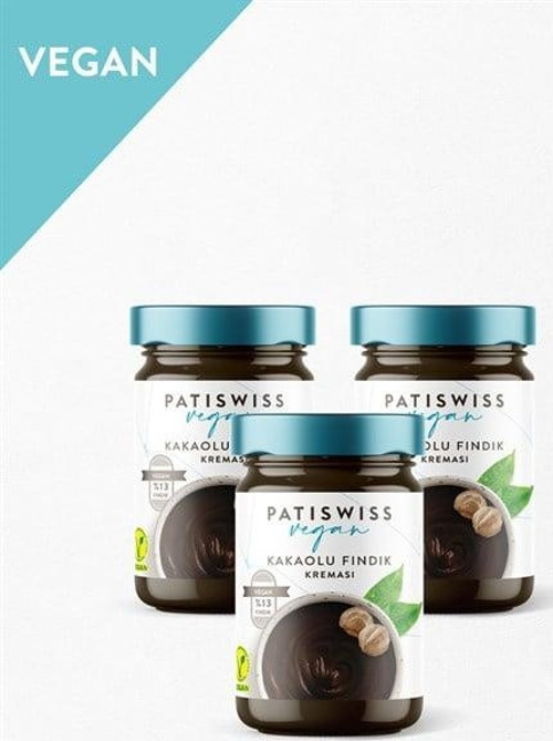 Vegan Kakaolu Fındık Kreması 3lü Set