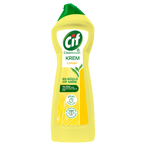 Cif Sıvı Krem 750 Ml Limon (5'li Paket)