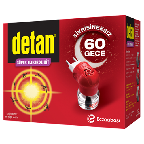 60 Gece Elektrolikit Cihaz + Yedek (4'li Paket)