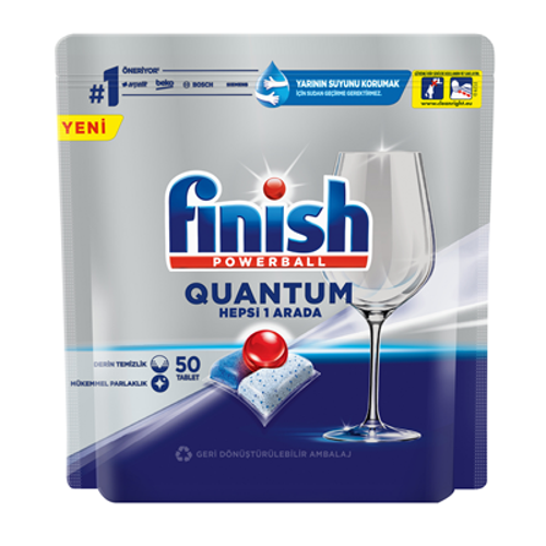 Quantum Bulaşık Tableti 50Li (4'li Paket)