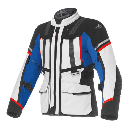 Savana-4 WP Korumalı Motosiklet Montu Gri Mavi