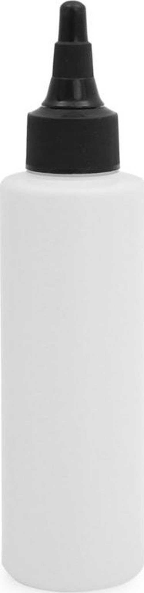 100 Adet - 250Ml Plastik Beyaz Boş Şişe, Siyah Asansör Kapaklı