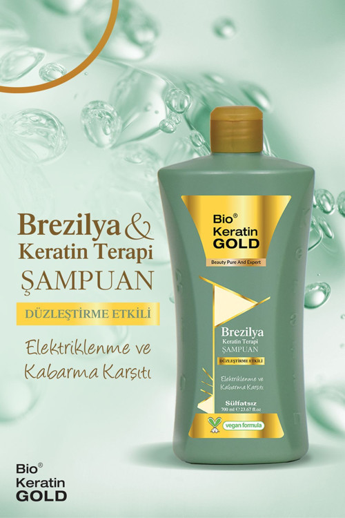700 Ml Tuzsuz Şampuan Brezilya Keratin Terapi Düzleştirme Etkili