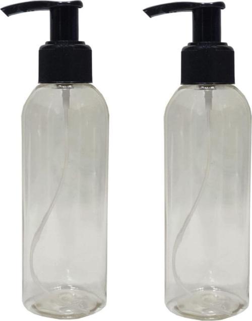 Sert Plastik 200 Ml Boş Sprey Kolonya Dezenfektan Şişesi + Sıvı Sabun Pompalı 2 Adet