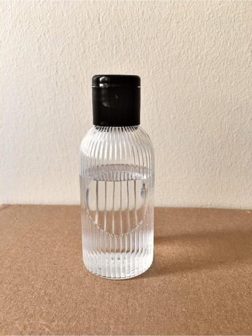 25 Adet 50 Ml Siyah Fliptop Kapak Dnz21 Özel Tasarım Dezenfektan Kolonya Parfüm Boş Şişesi - 50 Ml