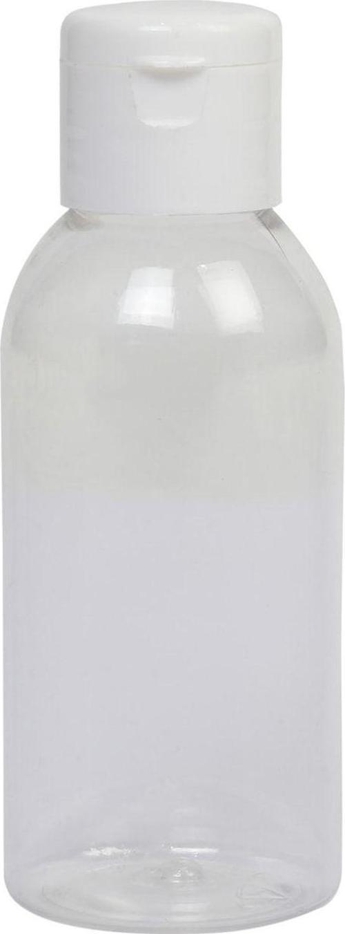 100 Ml - Kolonya - Likit-Beyaz - Fliptop Kapaklı -10 Adet