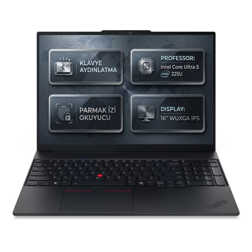 ThinkPad E16 Gen 3 Intel Core Ultra 5 225U 64GB 2TB SSD 16" W11P Laptop 21SR006VTX 012