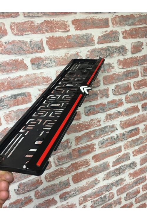 Citroen Parlak Pleksi Araba Plakalık Seti