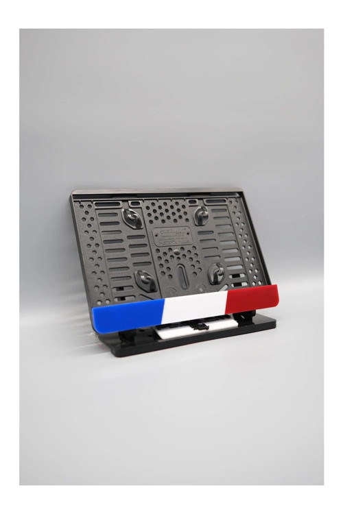 Fransa 3D Kabartmalı Pleksi Motor Plakalık
