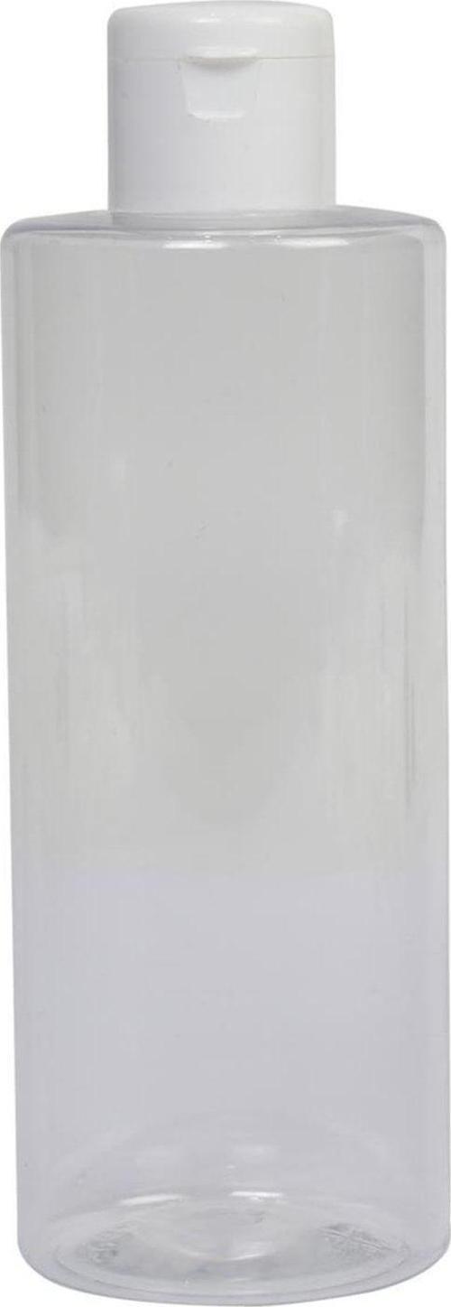 250 Ml-Fliptop-Beyaz Kapaklı-Dezenfektan-Kolonya-Likit Şişe-10 Adet