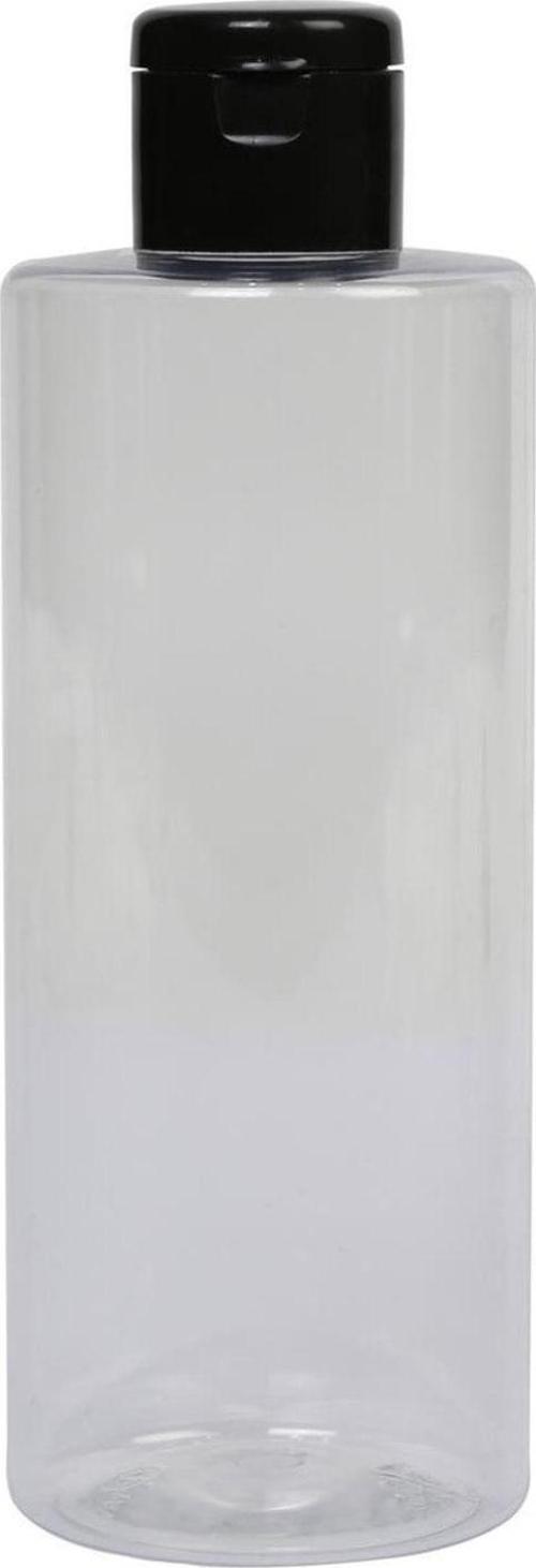 250 Ml-Fliptop-Siyah Kapaklı-Dezanfektan-Kolonya-Likit Şişe-10 Adet