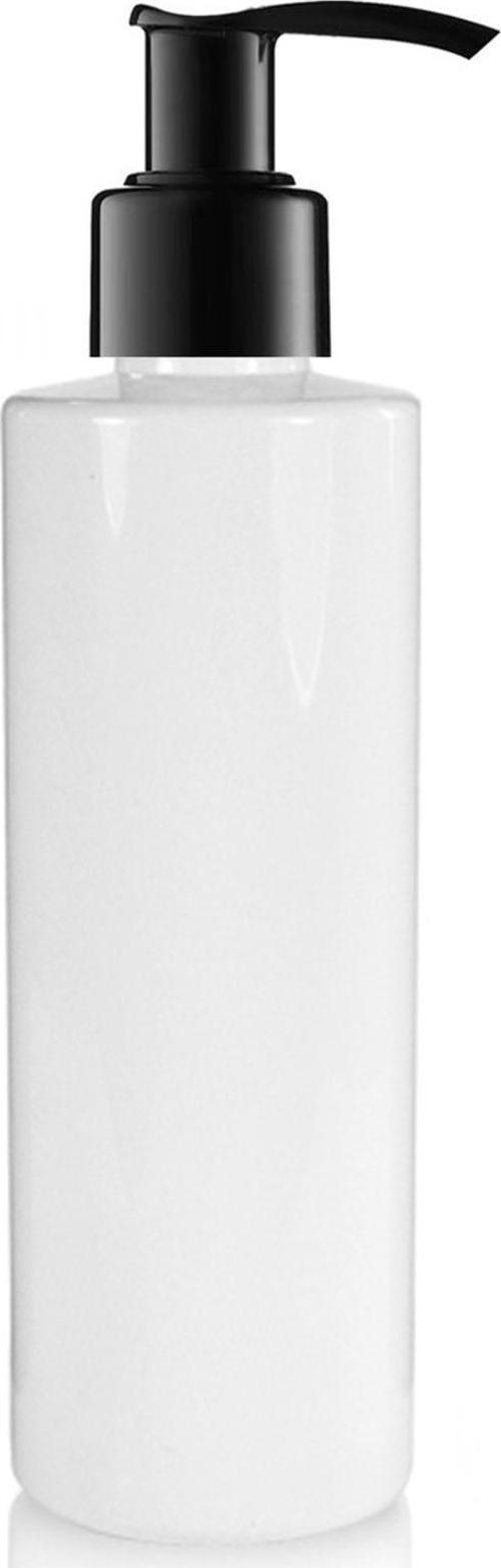 5 Adet Sert Plastik Boş Siyah Sıvı Sabun Pompalı Şişe 250 Ml