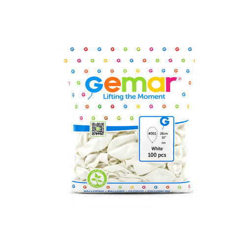 İÇ MEKAN - BEYAZ BALON 10 INC - 26CM - 100PCS (4887)