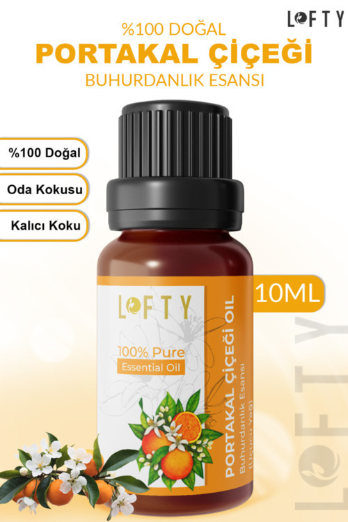 Portakal Çiçeği Uçucu Yağ Buhurdanlık Esansı Oda Kokusu Uçucu Esansiyel Yağ Buhur Yağı 10ml