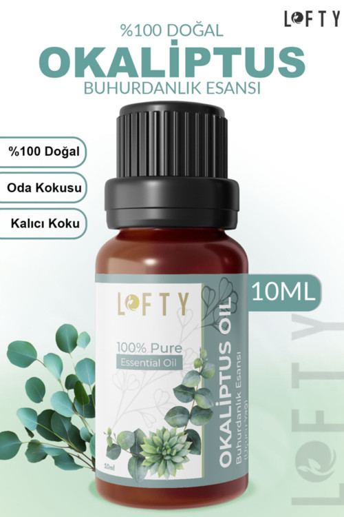 Okaliptus Uçucu Yağ Buhurdanlık Esansı Oda Kokusu Uçucu Esansiyel Yağ Buhur Yağı 10ml
