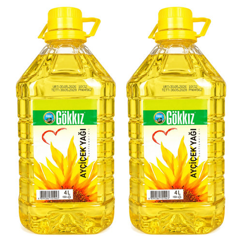 Ayçiçek Yağı 4 lt Pet 2 li
