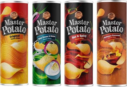 Potato Cips 160 gr 4 lu Karma Paket
