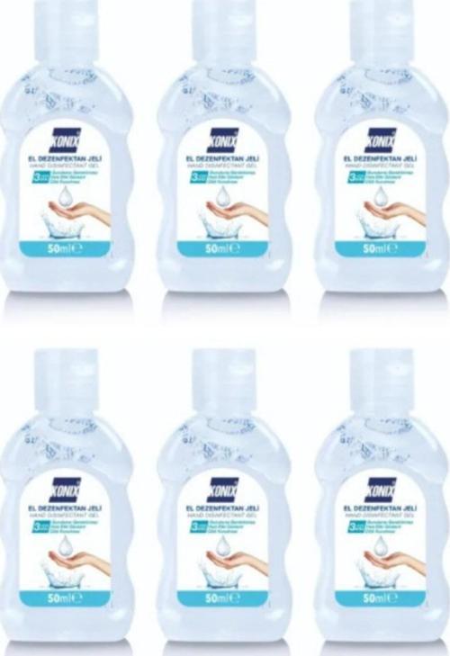 El Dezenfektan Jeli 50 Ml 6 Adet