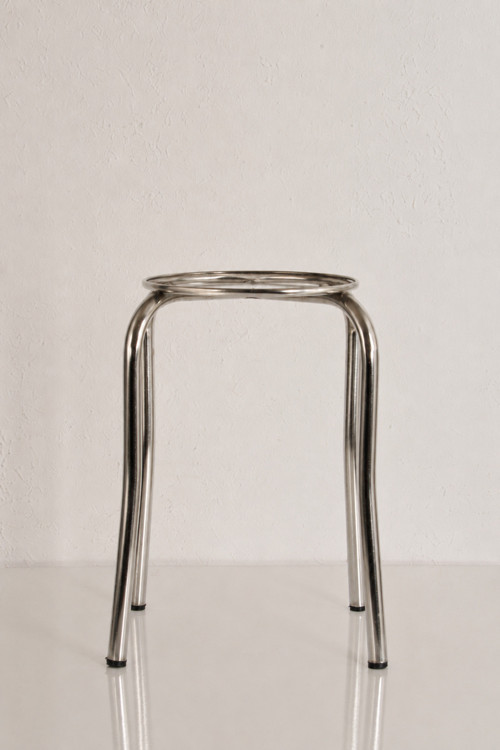 1 Adet Tabure İskeleti Krom Nikelajlı İskelet Yükseklik 41.5 Cm