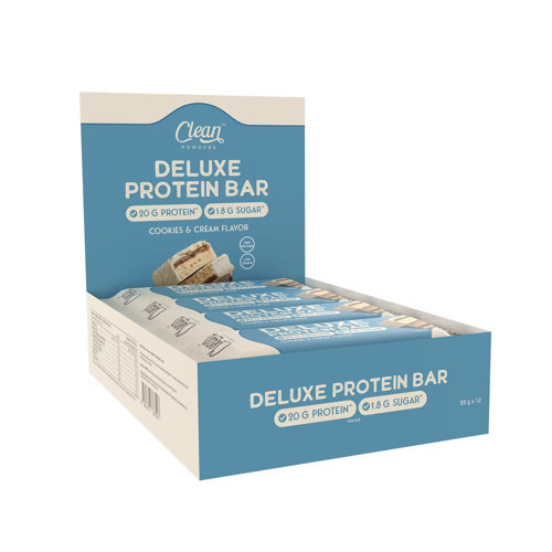 Deluxe Protein Bar 55 Gr 12 Adet - Beyaz Çikolata & Kurabiye
