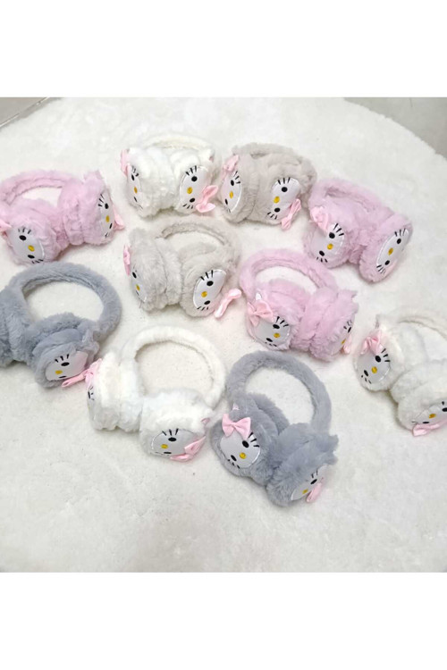 Hello Kitty Peluş Kulaklık (1 Adet)