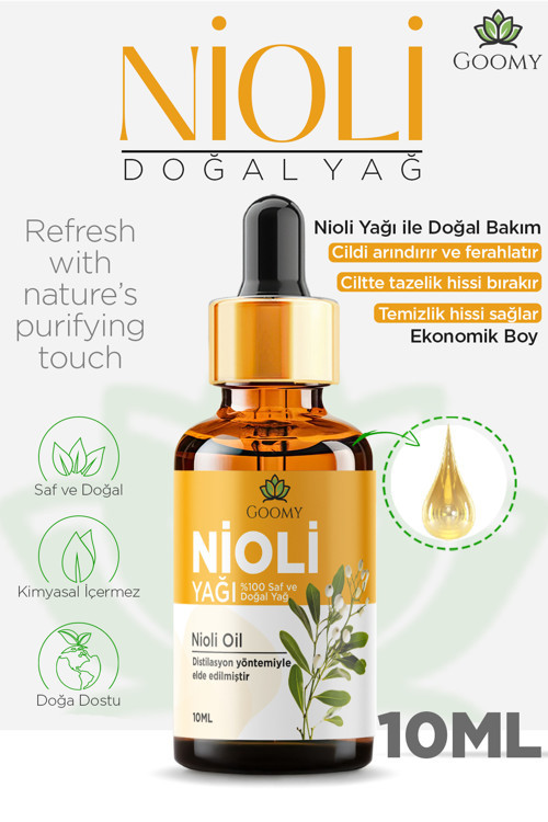 Nioli Yağı Gommy %100 Doğal Bitkisel Uçucu Yağ Niaouli Essential Oil 10ml