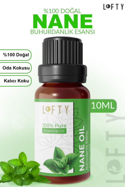 Nane Uçucu Yağ Buhurdanlık Esansı Oda Kokusu Uçucu Esansiyel Yağ Buhur Yağı 10ml