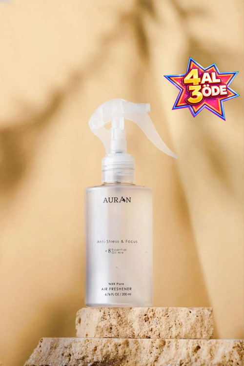 Anti-stress & Focus Stress Giderici Odaklanma Arttırıcı Aromatik Sinerji Spreyi 200ml