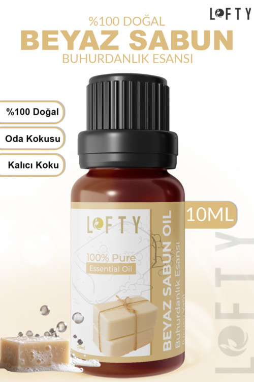 Beyaz Sabun Uçucu Yağ Buhurdanlık Esansı Oda Kokusu Uçucu Esansiyel Yağ Buhur Yağı 10ml