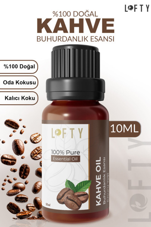 Kahve Uçucu Yağ Buhurdanlık Esansı Oda Kokusu Uçucu Esansiyel Yağ Buhur Yağı 10ml