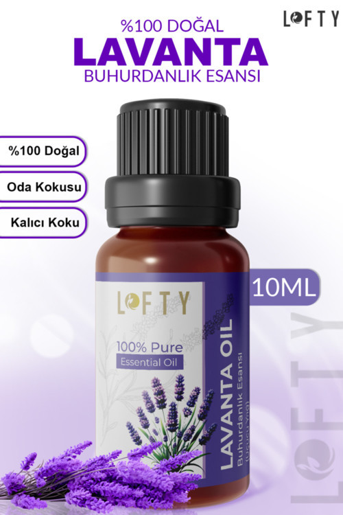 Lofty Lavanta Uçucu Yağ Buhurdanlık Esansı Oda Kokusu Uçucu Esansiyel Yağ Buhur Yağı 10ml