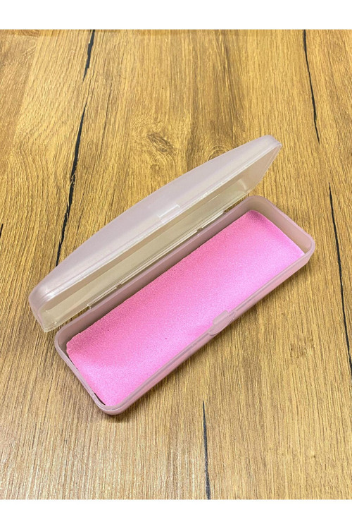 Numaralı Gözlük Kılıfı Çizilme Önleyici Gözlük Kabı Kurum Gözlük Kılıfı Pembe 14x4 Cm