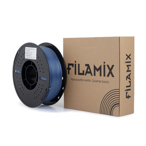 PLA Metalik Mavi Filament 1.75mm 1 Kg