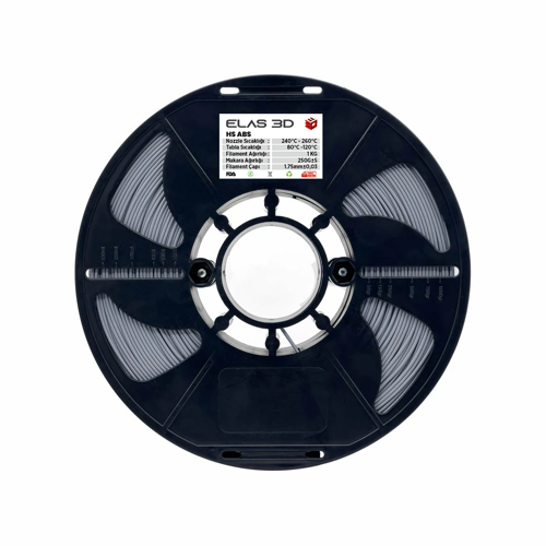 Gri HS ABS Filament - 1.75mm - 1 Kg