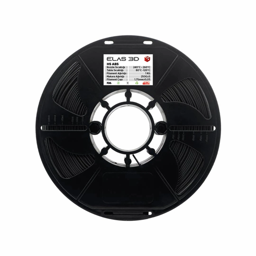 Siyah HS ABS Filament - 1.75mm - 1 Kg