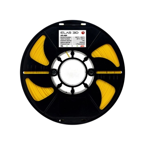 Sarı HS ABS Filament - 1.75mm - 1 Kg