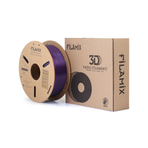 Magic Silk Çift Renk PLA Filament Siyah-Mor 1.75mm 1KG