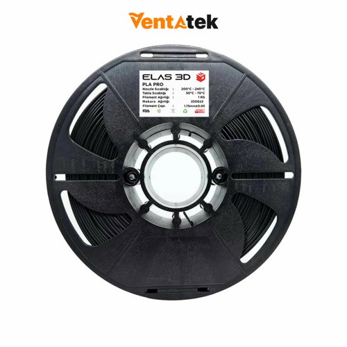 Siyah PLA Pro Filament - 1.75mm - 1 Kg