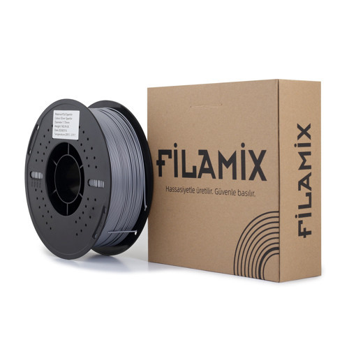 PLA Sparkle Gümüş Filament 1.75mm 1 Kg