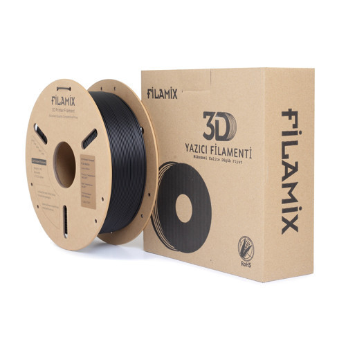Siyah PLA Mat Filament 1.75mm 1 Kg