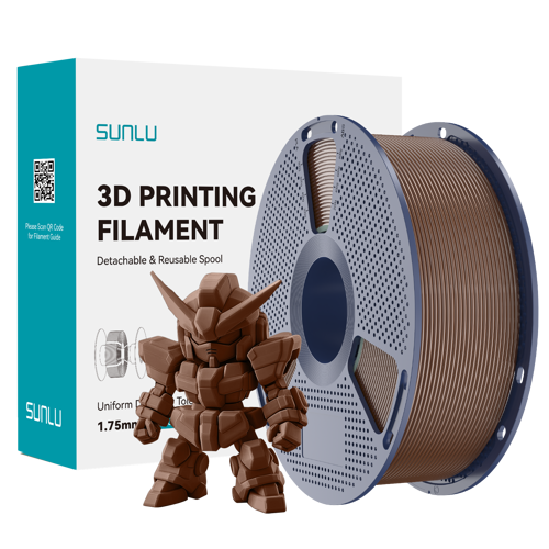 Kahverengi PLA+ 2.0 Filament - 1.75mm - 1 Kg