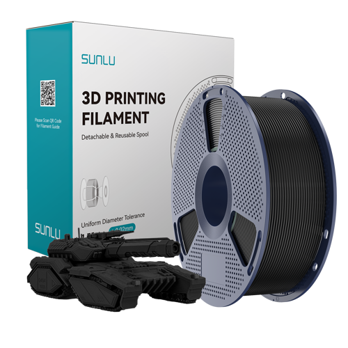 Siyah PLA Filament - 1.75mm - 1 Kg